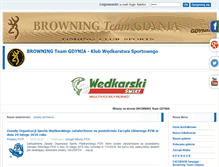 Tablet Screenshot of gdyniabrowning.pzw.org.pl