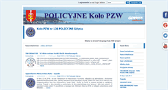 Desktop Screenshot of gdyniapolicyjne.pzw.org.pl