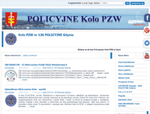 Tablet Screenshot of gdyniapolicyjne.pzw.org.pl